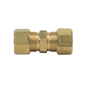 Pack of 200 New 3/8" OD Compression Union BRASS COMPRESSION FITTING 