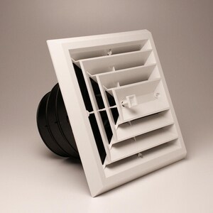 Rectorseal Airtec Residential 8 X 8 In Ceiling Diffuser In White