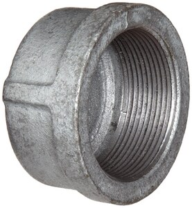 2-1/2 in. Threaded 150# Galvanized Malleable Iron Cap IGCAPL at Pollardwater