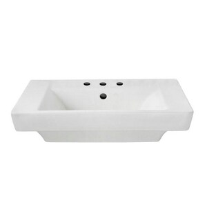 American Standard Boulevard Pedestal Bathroom Sink In White