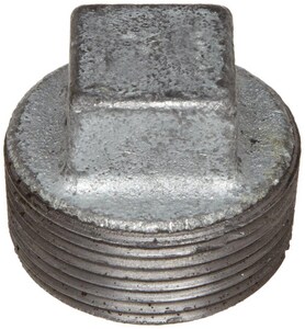 1/2 in. MPT Galvanized Malleable Iron Plug IGPD at Pollardwater