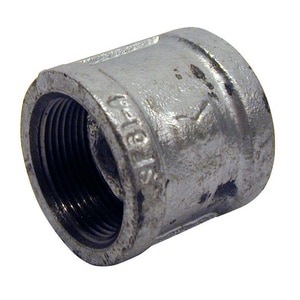 1-1/4 x 1-93/100 in. FPT 150# Global Galvanized Malleable Iron Coupling IGCH at Pollardwater