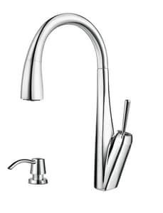 Pfister Zuri 1 8 Gpm Pull Down Kitchen Faucet With Single Lever