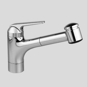 KWC Faucets Domo Single Handle Pull Out Kitchen Faucet ...