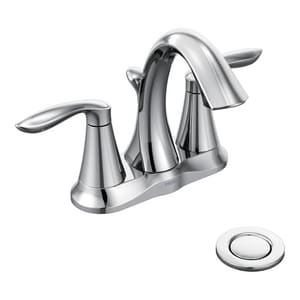 Moen Eva Lavatory Faucet With Metal Waste Assembly In Polished