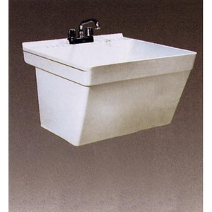 Florestone Wall Mount Single Utility Sink In White Wm 1 Ferguson