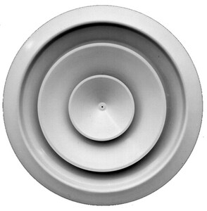 Proselect Commercial 12 In Ceiling Diffuser In White Steel