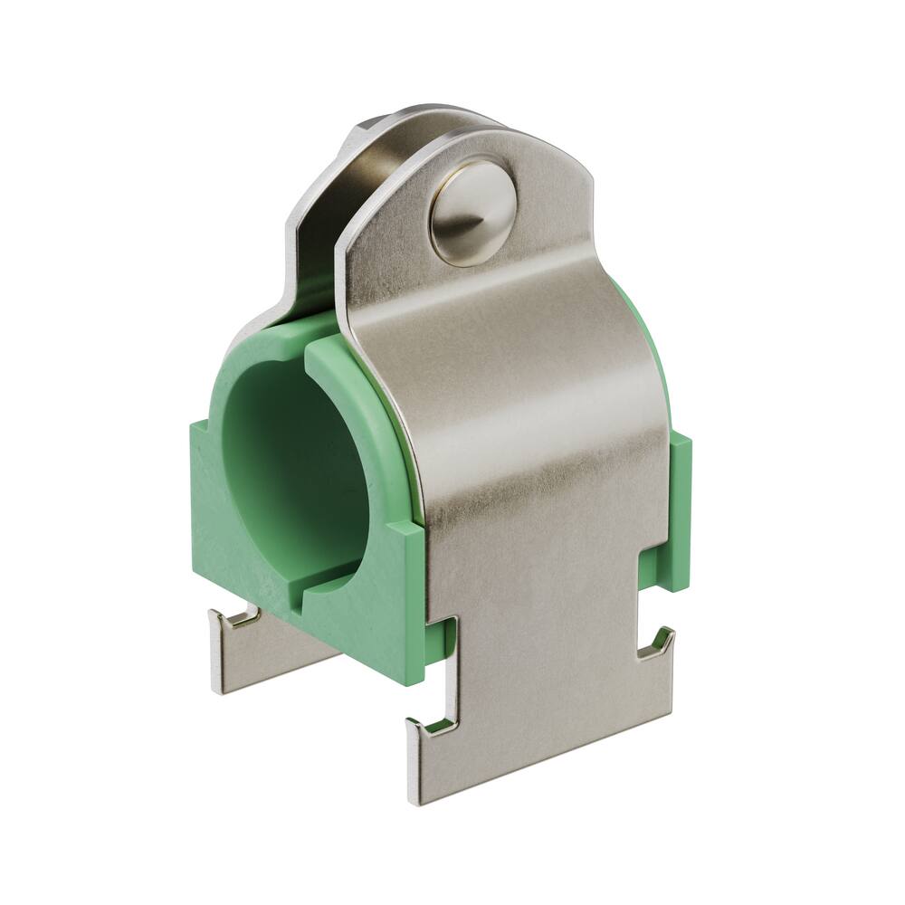 <strong>Figure 7812</strong><br />304SS High Temperature Cushioned Tubing Strut Clamp