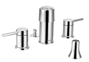 Moen Align Double Lever Handle Bidet Faucet Trim In Polished