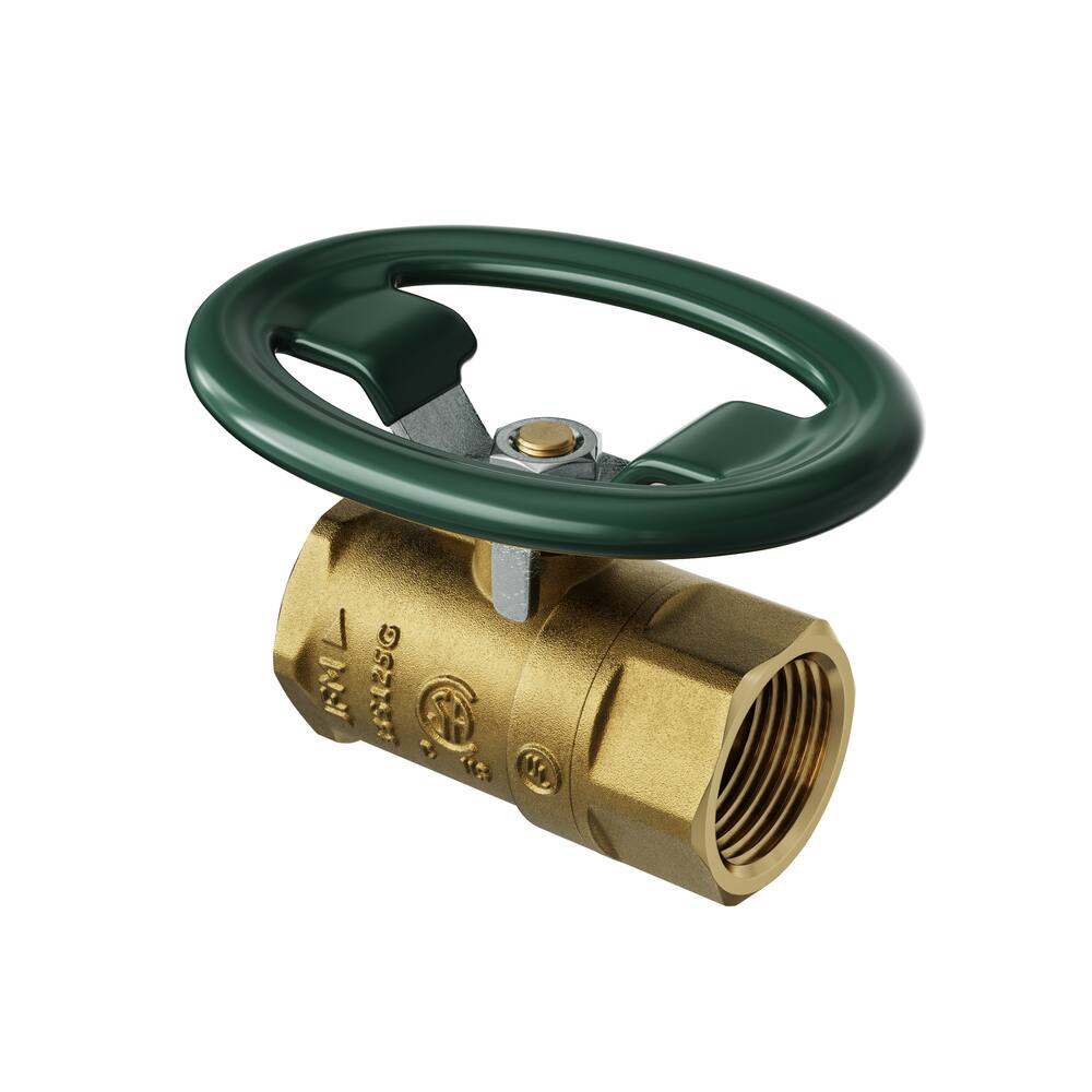 <strong>Figure 410A</strong><br />Brass Full Port NPT 600# Oval Handle Ball Valve