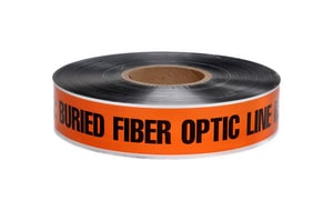 Presco 2 in. x 1000 ft. 5 Mil Underground Detectable Fiber Optic Tape in Orange PSD2105O51 at Pollardwater