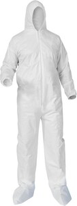 KleenGuard™ A35 Mircoporous Coveralls with Elastic Wrists, Ankles, Hood and Boots LG Case of 25 K38949 at Pollardwater