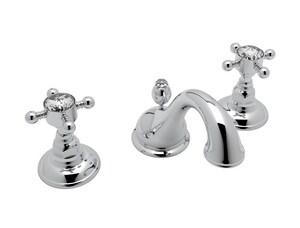 Rohl Viaggio 1 2 Gpm 3 Hole Deckmount Widespread Lavatory Faucet