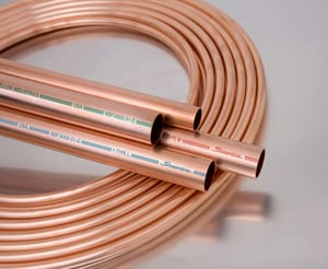 Copper Tube Type L 2.125 2 NPS x 48 inches 