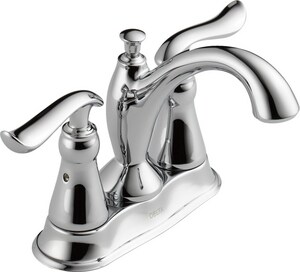 Delta Faucet Linden Two Handle Centerset Bathroom Sink Faucet