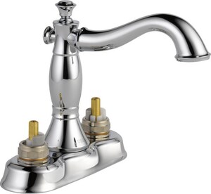 Delta Faucet Cassidy Two Handle Centerset Bathroom Sink Faucet