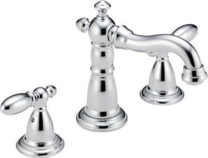 Delta Faucet Victorian Two Handle Widespread Bathroom Sink Faucet