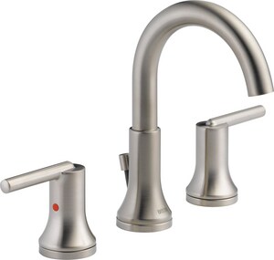 Delta Faucet Trinsic Two Handle Widespread Bathroom Sink Faucet