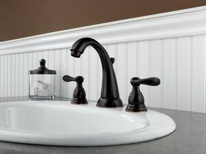 Delta Faucet Windemere Two Handle Widespread Bathroom Sink Faucet