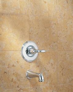 Delta Faucet Victorian 2 5 Gpm Tub Trim In Brilliance Polished