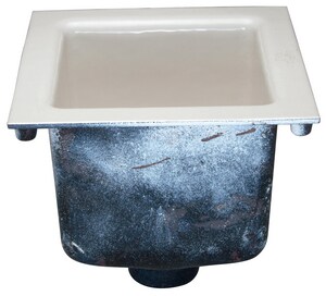 Zurn 12 X 12 X 10 5 8 In Floor Mount Cast Iron Floor Sink Z1901