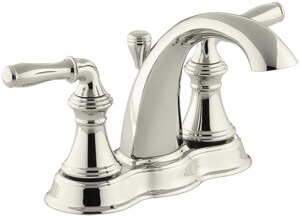 Kohler Devonshire Two Handle Centerset Bathroom Sink Faucet In