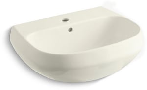 Kohler Wellworth Pedestal Bathroom Sink In Biscuit 2296 1