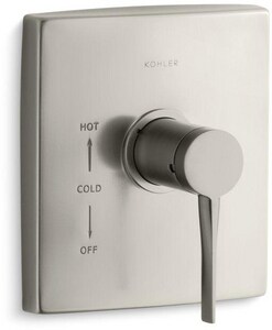 Kohler Stance Valve Trim Button In Vibrant Brushed Nickel Less
