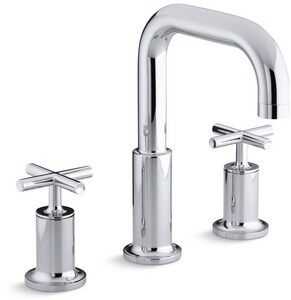 Kohler Purist Two Handle Roman Tub Faucet In Polished