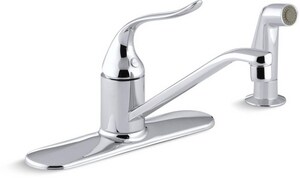 Kohler Coralais 4 Hole Kitchen Faucet With Single Lever Handle