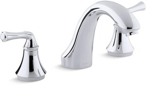 Kohler Forte Two Handle Roman Tub Faucet T10278 4a Cp Ferguson