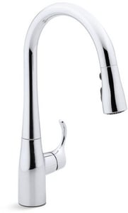 Kohler Simplice Single Handle Kitchen Faucet 597 Cp Ferguson