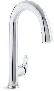 Kohler Co., California Energy Commission Registered Lead Law Compliant 1.8 Gallons Per Minute Electronic Pull Down Kitchen