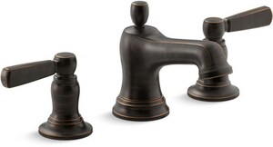 Kohler Bancroft Two Handle Widespread Bathroom Sink Faucet In Oil