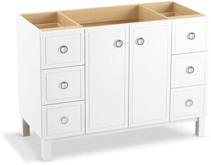 Kohler Jacquard 34 1 2 X 48 In Bathroom Vanity Cabinet With