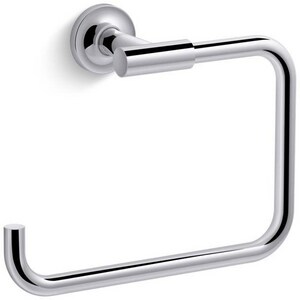 Kohler Purist Rectangular Open Towel Ring 14441 Cp Ferguson