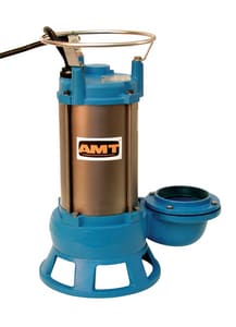 AMT 1 hp Submersible Shredder Sewage Pump A576095 at Pollardwater