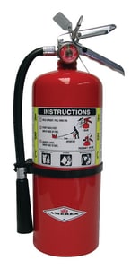 Amerex ABC Dry Chemical Extinguisher 10 lbs. with Bracket AB456 at Pollardwater