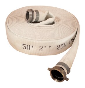 Abbott Rubber Co Inc 3 in. x 50 ft. MNPSM x FNPSM Heavy Duty Discharge Hose Assembly in White MRA1130300050 at Pollardwater