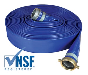 Abbott Rubber Co Inc 1-1/2 in. x 50 ft. NSF Potable Water Hose MxF NST A1159150050NSTALRL at Pollardwater