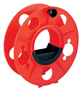 Bayco Products Heavy Duty Cord Reel in Orange Holds 150 ft - 16/3 125 ft -  14/3 & 100 ft - 12/3 - KW-130 - Pollardwater