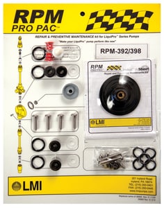 LMI LMI Spare Part Kit for Liquid End 24 and 25P Metering Pumps LSPU5 at Pollardwater