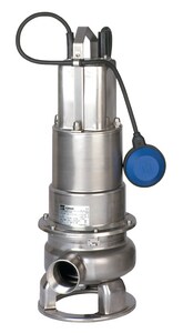 Ebara International Corporation 2 in. 115V 1/2 hp 1-Phase Stainless Steel Automatic Sewage Pump E50DWXAU64S at Pollardwater