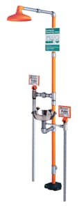 Guardian Equipment GS-Plus™ IPS x NPT Safety Station with Eyewash Stainless Steel Bowl with Hand and Foot Control GG1902HFC at Pollardwater