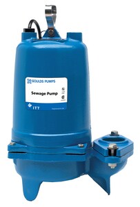 Goulds Water Technology 3887 Series 2 in. 1-1/2 hp Submersible Sewage Pump GWS1512BHF at Pollardwater