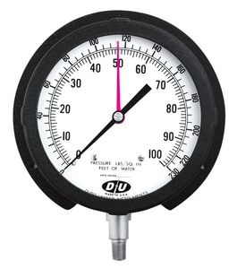 Thuemling Industrial Products Bourdon 4-1/2 in. 230 ft. 100 psi Altitude Pressure Gauge MNPT T41315411 at Pollardwater