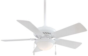 Minka Aire Supra 5 Blade Ceiling Fan With Halogen Light F563 Sp
