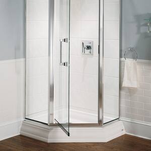 American Standard Town Square 38 In Neo Angle Shower Base In