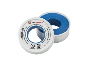 PROSELECT® 520 x 3/4 in. PTFE Pipe Thread Tape in White PSMTTF520 at Pollardwater