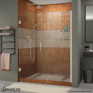 Dreamline Unidoor 58 In Frameless Hinged Shower Door With Tempered Glass Shdr 20577210s 04 Ferguson